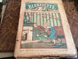 Bernadette Revue Hebdomadaire Illustrée Rare  1934 Numéro 2 17 Le Cadeau De Fête Chanson, Joli Tambour - Bernadette