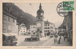 Uri - Altdorf  -  Dorfplatz Mit Telldenkmal - Altdorf