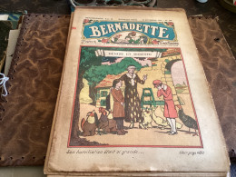 Bernadette Revue Hebdomadaire Illustrée Rare  1934 Numéro 255, Denise, Rosette Chanson, Quand 3  Cannes - Bernadette