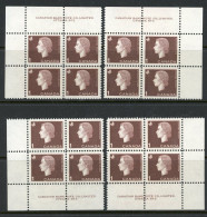 Canada 1962-63  "Queen Elizabeth Cameo Issue" - Unused Stamps