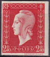 FRANCE - 2 F. 40 Dulac Non Dentelé - 1941-1950