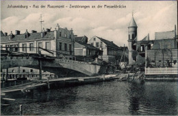 ! Alte Ansichtskarte Johannisburg In Ostpreußen, Pisz, Plessekbrücke, Polen - Polonia