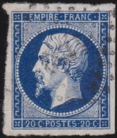 France  .  Y&T   .     14 Aa       .   O      .    Oblitéré - 1853-1860 Napoléon III