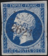France  .  Y&T   .     14 Ad  (2 Scans)       .   O      .    Oblitéré - 1853-1860 Napoleon III