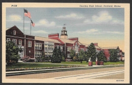 Portland  Maine Deering Hight School Portland  Maine - No: 6B-H1820 - Portland