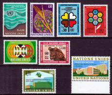 Action !! SALE !! 50 % OFF !! ⁕ UN 1971 - 1972 Geneva Genf ⁕ Regular Issue ⁕ 8v MNH - Ongebruikt