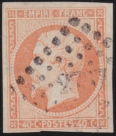France  .  Y&T   .     16      .   O      .    Oblitéré - 1853-1860 Napoleon III