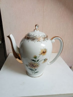 Théière Ancienne En Porcelaine De Limoges Hauteur 24 Cm - Teiere