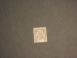 ANJOUAN - 1892/9 ALLEGORIA 10  C.  - TIMBRATO/USED - Used Stamps
