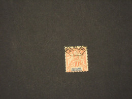 ANJOUAN - 1900/7 ALLEGORIA  10 C.  - TIMBRATO/USED - Usados