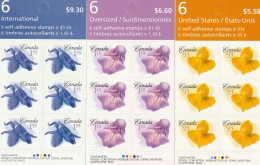 Canada 2006, Postfris MNH, Flowers - Full Booklets