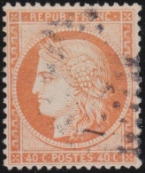 France  .  Y&T   .    38       .   O      .    Oblitéré - 1870 Beleg Van Parijs