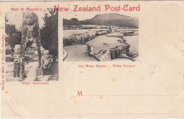 New Zealand Post-Card - Hot Water Basins - White Terrace - Tiki Ohinemutu - Nouvelle-Zélande