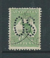 Australia Stamp Kangaroo Official Perfin Sgo1 Used - Used Stamps