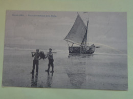 Delcampe - 100-5-98                  HEYST    Pêcheurs Rentrant De La Pêche - Heist