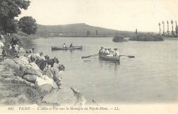 VICHY - L'Allier Et Vue Vers La Montagne Du Puy De Dôme - LAVANDIERES - 203 - Vichy