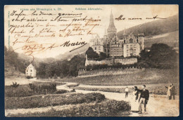 Gruss Aus Hönningen Am Rhein. Schloss Ahrenfels. (1849-1855 - Arch. E.F. Zwirner). Propriétaire Et Sa Famille .1906 - Bad Hönningen