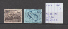 (TJ) Noorwegen 1977 - YT 707/08 (gest./obl./used) - Usati