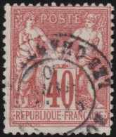 France  .  Y&T   .    70     .   O      .    Oblitéré - 1876-1878 Sage (Type I)