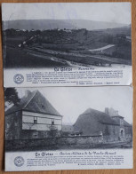 La GLEIZE :2 ANCIEN CARTES POSTALE Panorama & Chateau Vaulx-Renard 1912 Ed.E.Desaix Gelopen - Stoumont