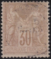 France  .  Y&T   .   80     .   O      .    Oblitéré - 1876-1898 Sage (Type II)