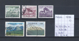 (TJ) Noorwegen 1978 - YT 722/24 + 727/28 (gest./obl./used) - Usati