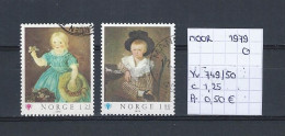 (TJ) Noorwegen 1979 - YT 749/50 (gest./obl./used) - Oblitérés