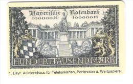 Germany - K 490  10/91 - Banknote - Note - Geldschein - Private Chip Card  - Mint - K-Series: Kundenserie