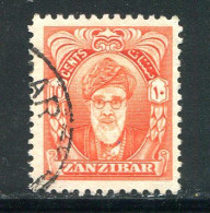 ZANZIBAR- Y&T N°208- Oblitéré - Zanzibar (...-1963)