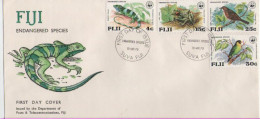 WWF  Forerunner Set    FIJI  Frog, Bird, Chameleon  /  FIDJI  Grenouille Oiseaux Cameleon  1979 - Sonstige & Ohne Zuordnung