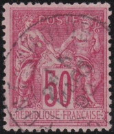 France  .  Y&T   .   98     .   O      .    Oblitéré - 1876-1898 Sage (Tipo II)