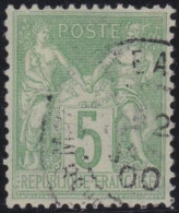 France  .  Y&T   .   102     .   O      .    Oblitéré - 1898-1900 Sage (Tipo III)