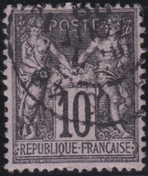 France  .  Y&T   .   103    .   O      .    Oblitéré - 1898-1900 Sage (Tipo III)