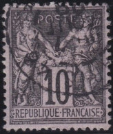 France  .  Y&T   .   103    .   O      .    Oblitéré - 1898-1900 Sage (Type III)