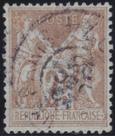 France  .  Y&T   .   105  (2 Scans)     .   O      .    Oblitéré - 1898-1900 Sage (Type III)