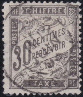France  .  Y&T   .    Taxe  18       .   O      .    Oblitéré - 1859-1959 Usati