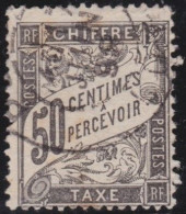 France  .  Y&T   .    Taxe  20  (2 Scans)       .   O      .    Oblitéré - 1859-1959 Gebraucht