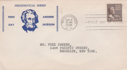 United States 1938 FDC Mailed - 1851-1940