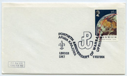 QEII : POSTAL SLOGAN, 1984 : ARMIA KRAJOWA - FORTIETH ANNIVERSARY OF WARSAW UPRISING - Storia Postale