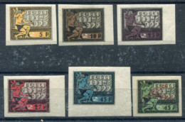 RSFSR 1922 5th Anniversary Of Revolution Set Of 6  LHM / *.  Michel 195-200 - Unused Stamps