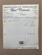 SINT-NIKLAAS - 1968 - "HET METAAL" - Maatschappij Tot Samenaankoop (+ Fiscale Zegel) - 1950 - ...