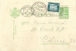 ROMANIA 1931 POSTCARD, ADVERTISING STAMP, POSTCARD STATIONERY - Lettres 2ème Guerre Mondiale