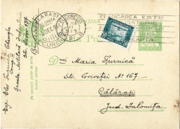 ROMANIA 1931 POSTCARD, ADVERTISING STAMP, POSTCARD STATIONERY - 2de Wereldoorlog (Brieven)