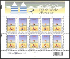 Belgium Belgien Belgie Belgique 2003 Europa Cept L'art De L'affiche F3179 Yv F3172 Michel 3232 Feuille ** Neuf MNH - 2003
