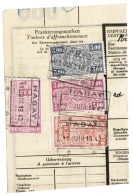 TR 238, 244, 247, 249 Sur Fragment Bulletin D'expedition, Obliterations Centrales Nettes HABAY, RARE - Usati