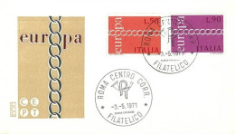 EUROPA CEPT - FDC RODIA - ITALIA  - ANNO 1971 - 1971