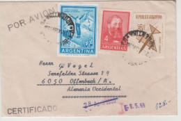 Buenos Aires To Gremany Cover 1969 - Lettres & Documents