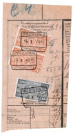 TR 247, 257 Sur Fragment Bulletin D'expedition, Obliterations Centrales Nettes GOUGNIES, RARE - Used