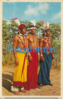 215742 PARAGUAY CHACO COSTUMES NATIVE INDIOS MACAES POSTAL POSTCARD - Paraguay