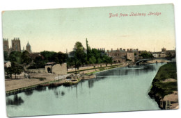 York From Railway Bridge - York